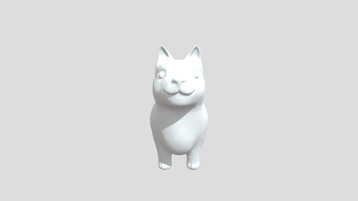 Simple Corgi 3D Model