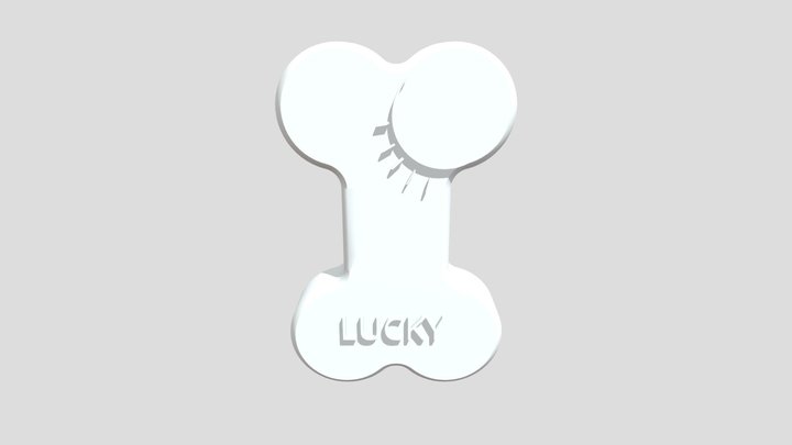 Dog Bone - Part 1 (2) 3D Model