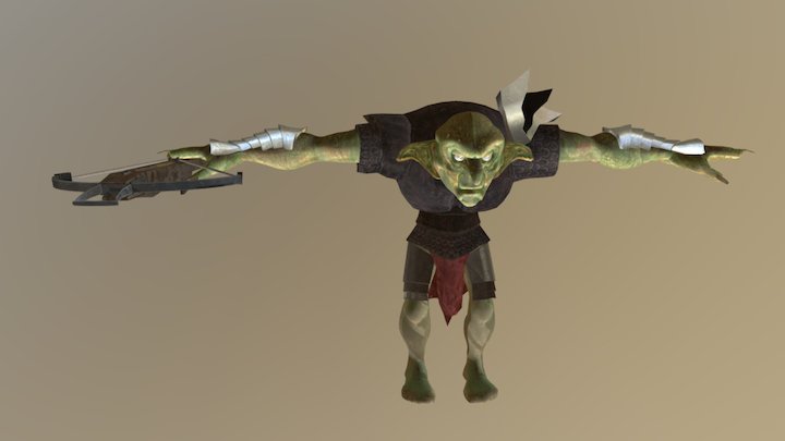 Goblin Boss 3D Model