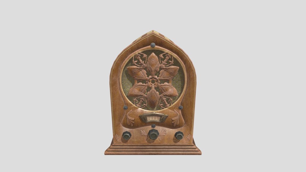 1930s Cathedral Tabletop Radio B