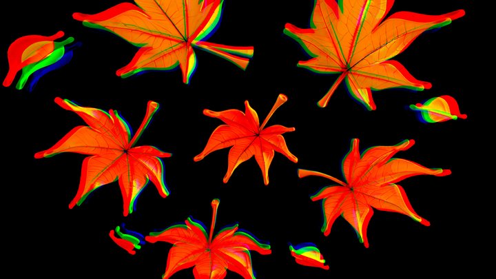Maple Leaves – Stylized Nature Pack – Modèle 3D gratuit STL