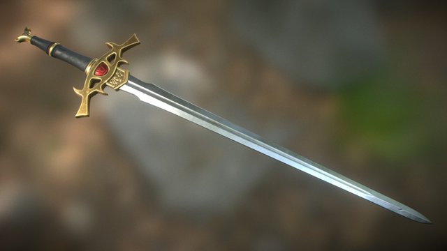 Neverwinter Nights Sword – Kostenloses 3D-Modell STL