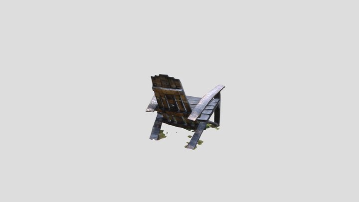 Chair at Saint Edwards Park 3D Model
