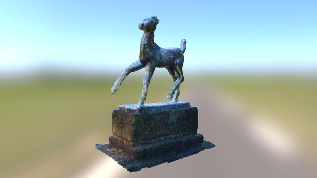 Csikó szobor 3D Model