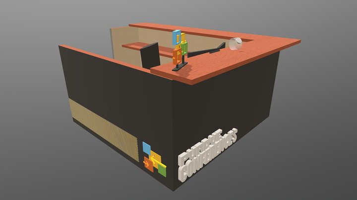 PU Conf Desk Redesign 3D Model