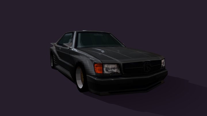 Koenig Specials 560 SEC (W126) 1985 3D Model