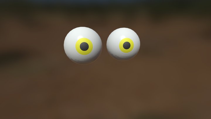 Human Eyes 3D Model