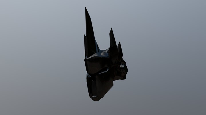 Recreation of Reinhardts helmet from Overwatch 3D Model