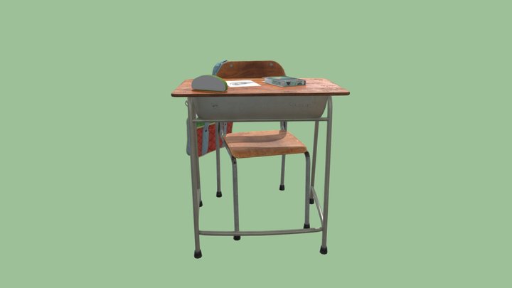 Chair_and_table 3D Model