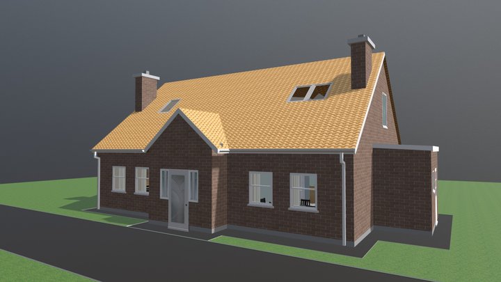 Private house-Objects 3D Model