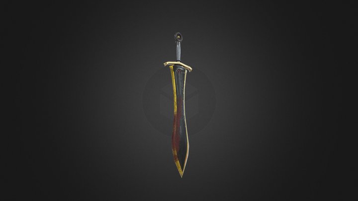 Fantasy Sword_Dragonslayer Epic Sword of Elric 3D Model