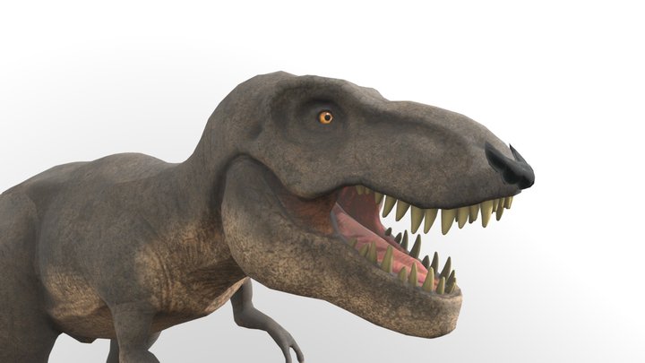 Super Mario Odyssey - T Rex 3D Model
