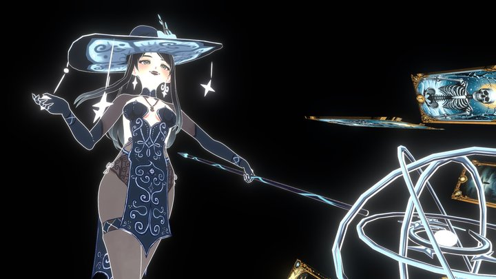 Witch 3D Model