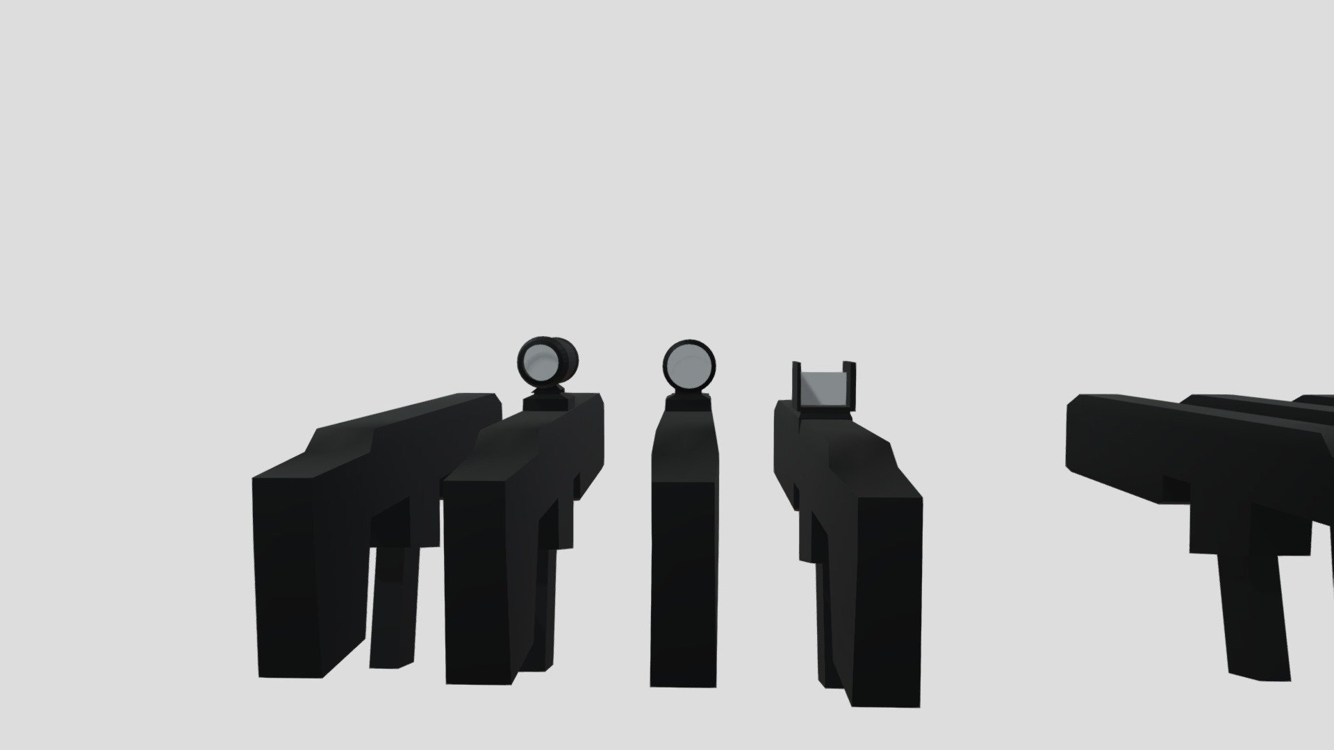 Weapons Cartoon Style | Blender