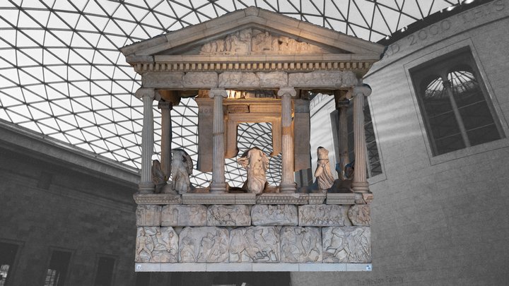 NEREID MONUMENT - BRITISH MUSEUM 2020 3D Model