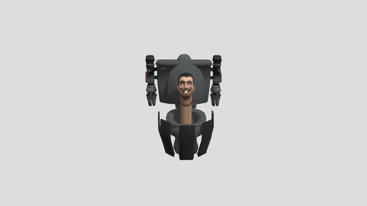 Jetpack skibidi toilet 3D Model