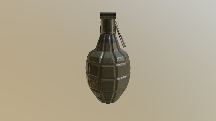 Fuze Grenade 3D Model