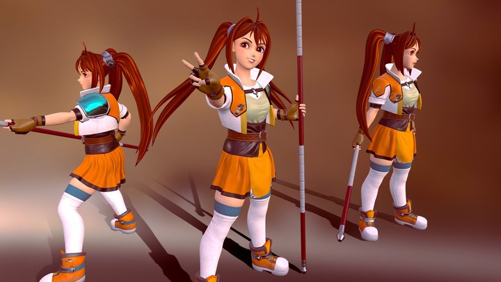 Estelle Bright - Trails In The Sky 3D Model