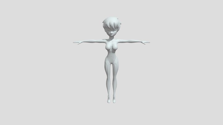 Girl_TEST 3D Model