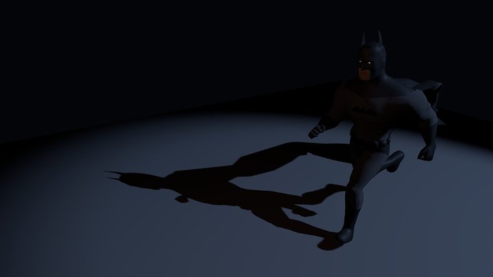Running Bat 3D Model