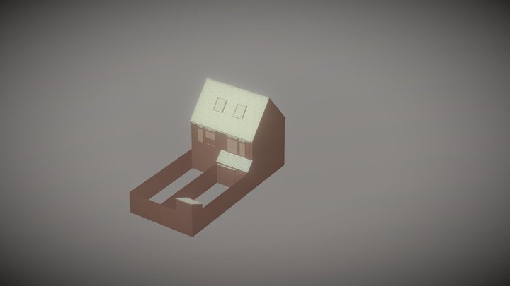Dutch rowhousing 001 3D Model