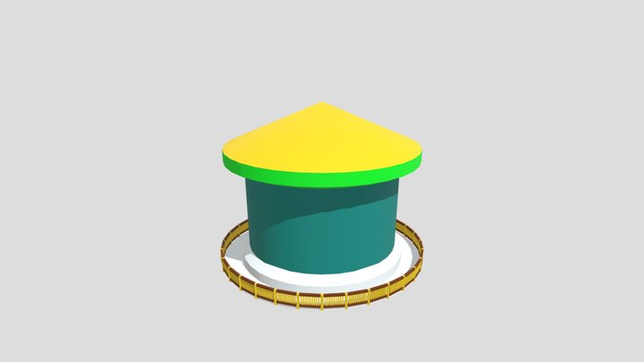 BEACH SIDE SHOP 3D Model