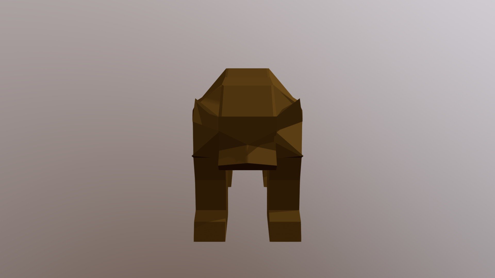 Low Poly Bear