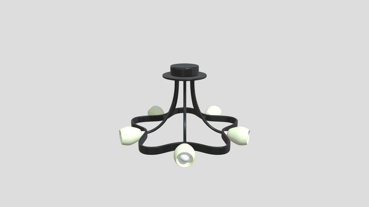 Люстра Звезда 3D Model