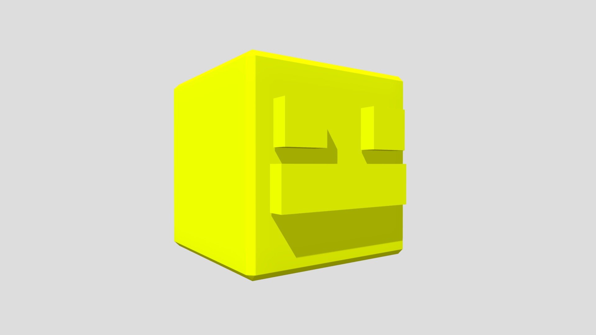 Cube Geometry Dash - Download Free 3D model by Xenorfo [5b326d8 ...