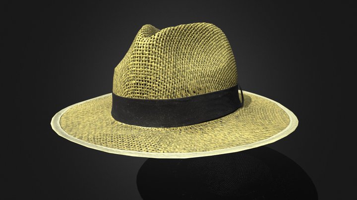 ROTANG HAT 3D Model