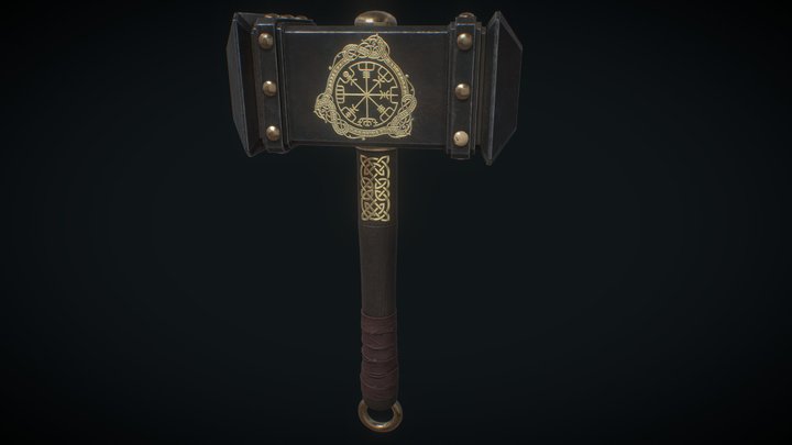 Hammer Medieval Game Ready 3D Model