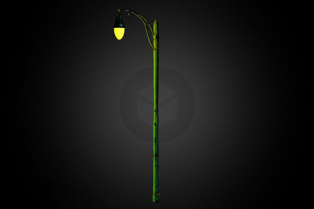Memphis Lamp post 3D Model
