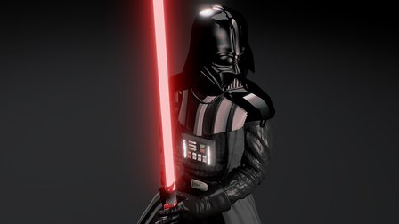Darth Vader by Makeamo 3D Model