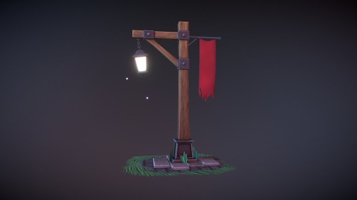 lampa animacjia 3D Model
