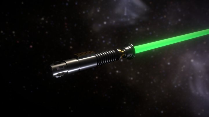 Luke Skywalker's lightsaber ROTJ 3D Model