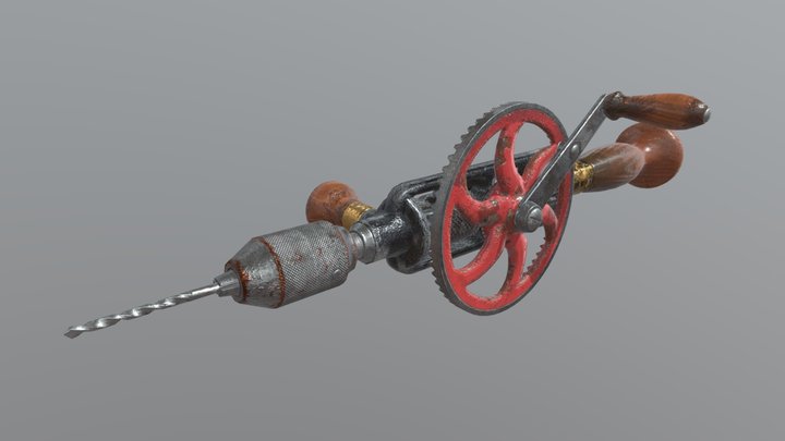 Game Ready - Millers Falls No. 980 Drill 3D Model