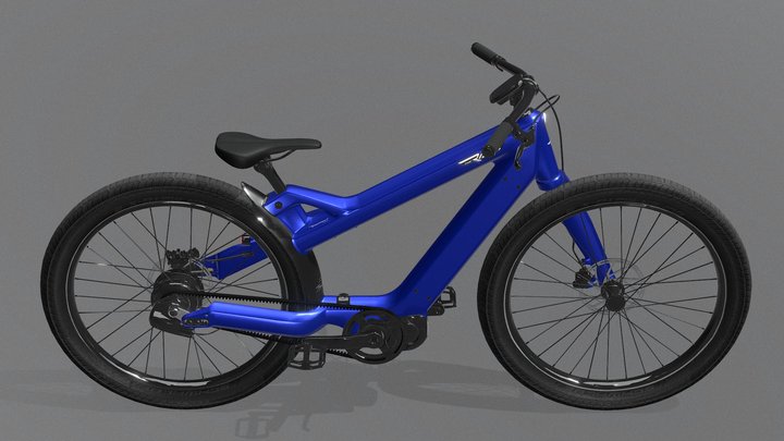 The Ride Bikes Radiant (Blue) 3D Model