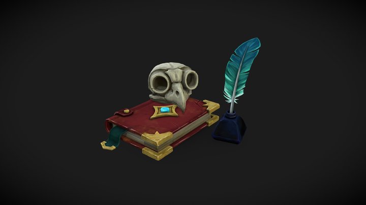 Handpainted assets 3D Model