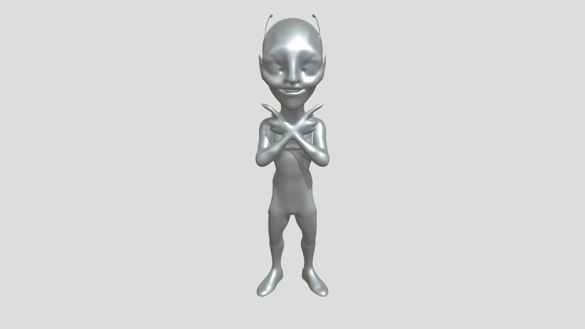 alien-like humanoid character - 3D model by donps0457 [5b3545c] - Sketchfab