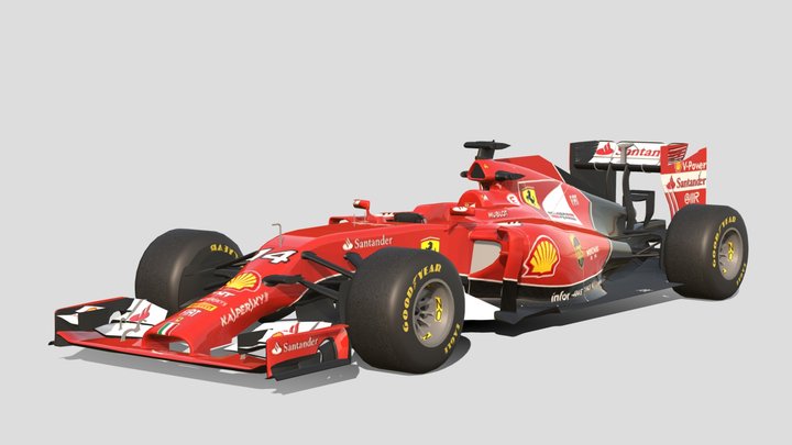 2014 Ferrari F14 T – Modelo 3D gratuito STL