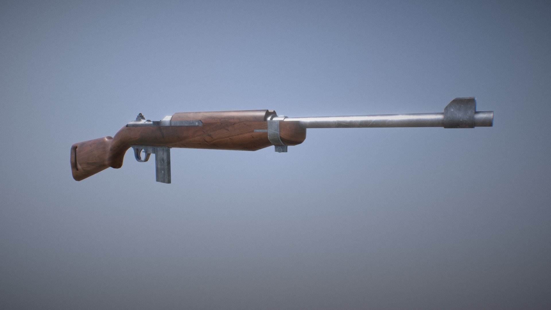 WWII M1 Carbine - 3D model by Hideout Studio (@hideout-studio) [5b35d51 ...