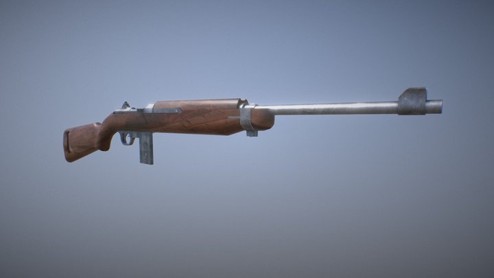 WWII M1 Carbine 3D Model