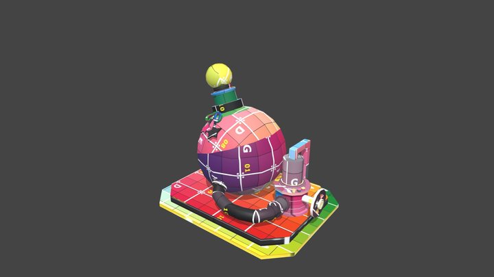 Concept Low Poly 3D Model