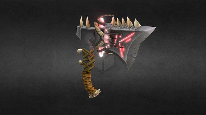 Bone Eater - Wow 1H axe 3D Model