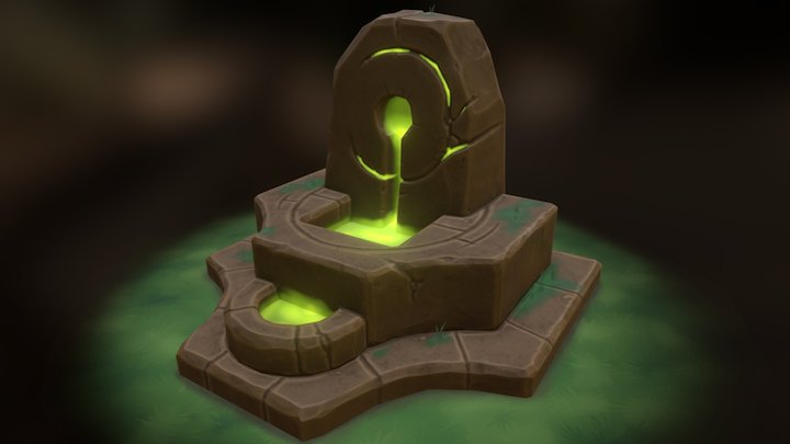 Fountain of Life 3D Model