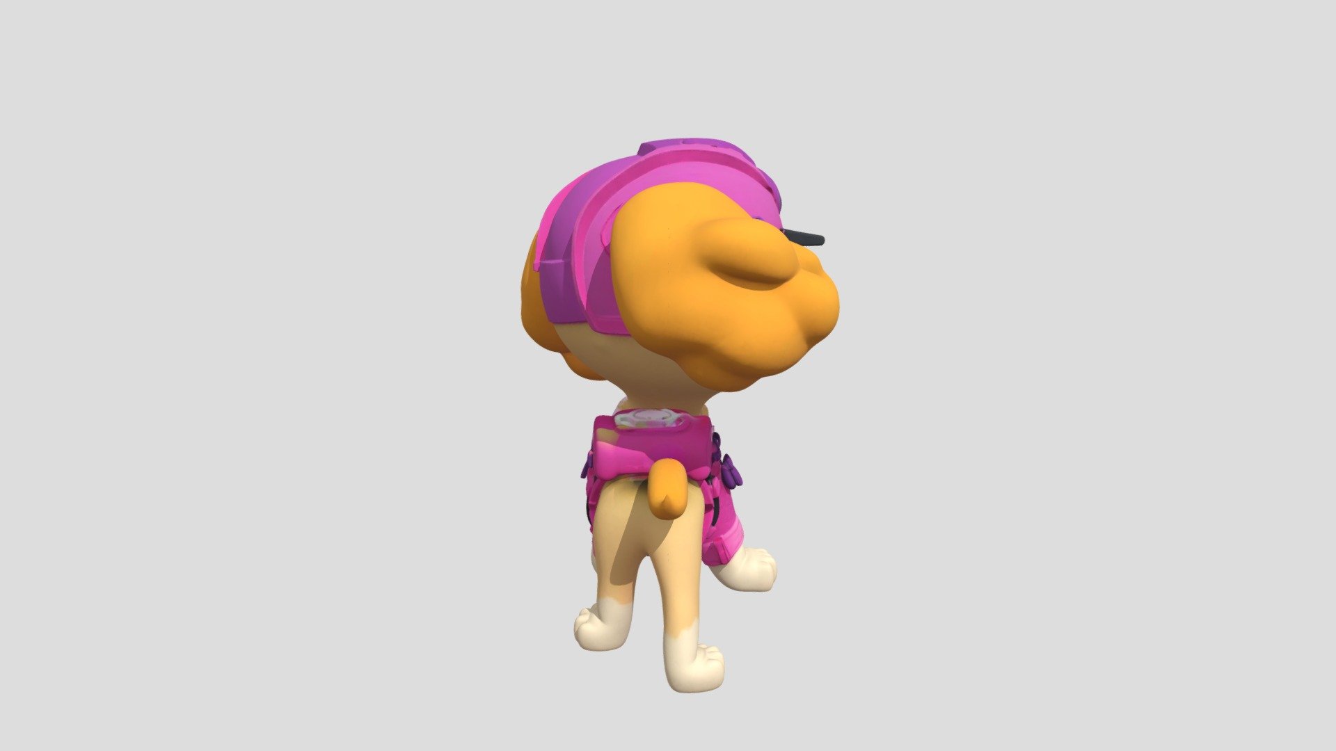 Pink+dog+3d+model - 3D model by kymaridavisshanks06 [5b37dcb] - Sketchfab