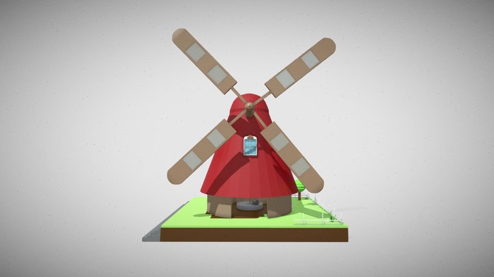 Mill 3D Model