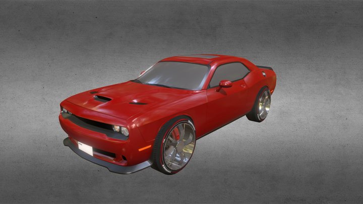 Dodge Challenger 2017 3D Model