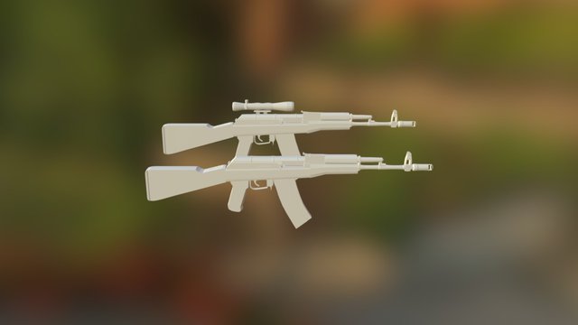 Ak74 3D Model