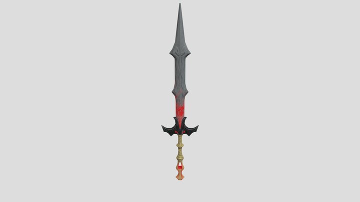 Evilish Sword 3D Model